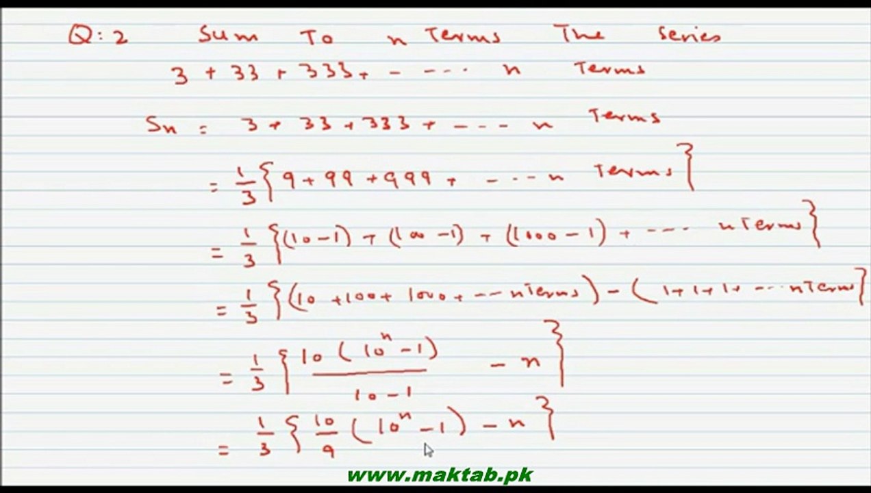 FSc Math Book1, CH 6, LEC 21: Ex 6.8 (Part 1)