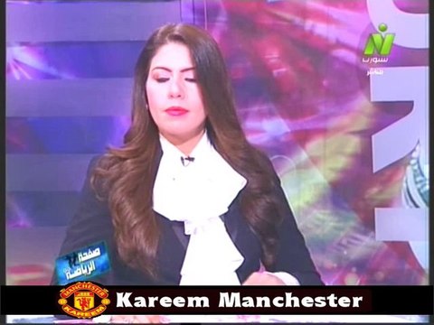 الاعلاميه سها ابراهيم فى صفحه الرياضه مع الناقد الرياضي ابو المعاطي ذكي الاتنين 18 نوفمبر 2013