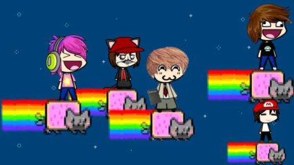 paseando en nuestros nyan cats(wea sin sentio 2)