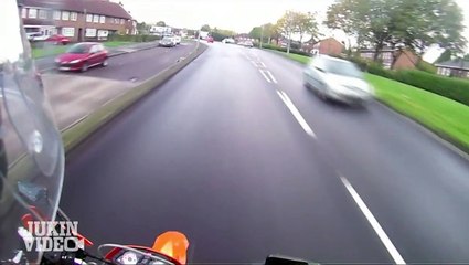 Came Out Of Nowhere! | Bike Crashes Into Van