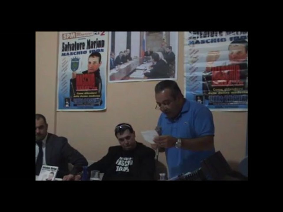 SALVATORE MARINO 2-CONVEGNO ANTI-FEMMINAZISTA SOS DDL FEMMINICIDIO-SOS UOMINICIDIO-BY ASS.MASCHIO 100% DESTRACRISTIANA-339-1687953