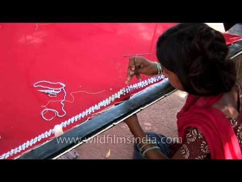 Mirror work from Gujarat
