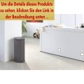 Angebote Brabantia Tret-Mülleimer mit Inneneimer aus Kunststoff, 30 l Kunststoffeinsatz, platinfarben