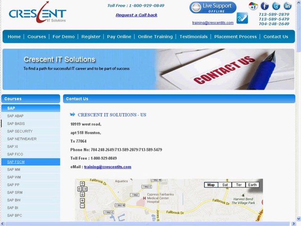 SAP SECURITY Online Training and Placement