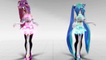 [MMD] Nyanyanyanya! - Arisa y Miku L.G. Racing 2012 Test final [HD] 1080p