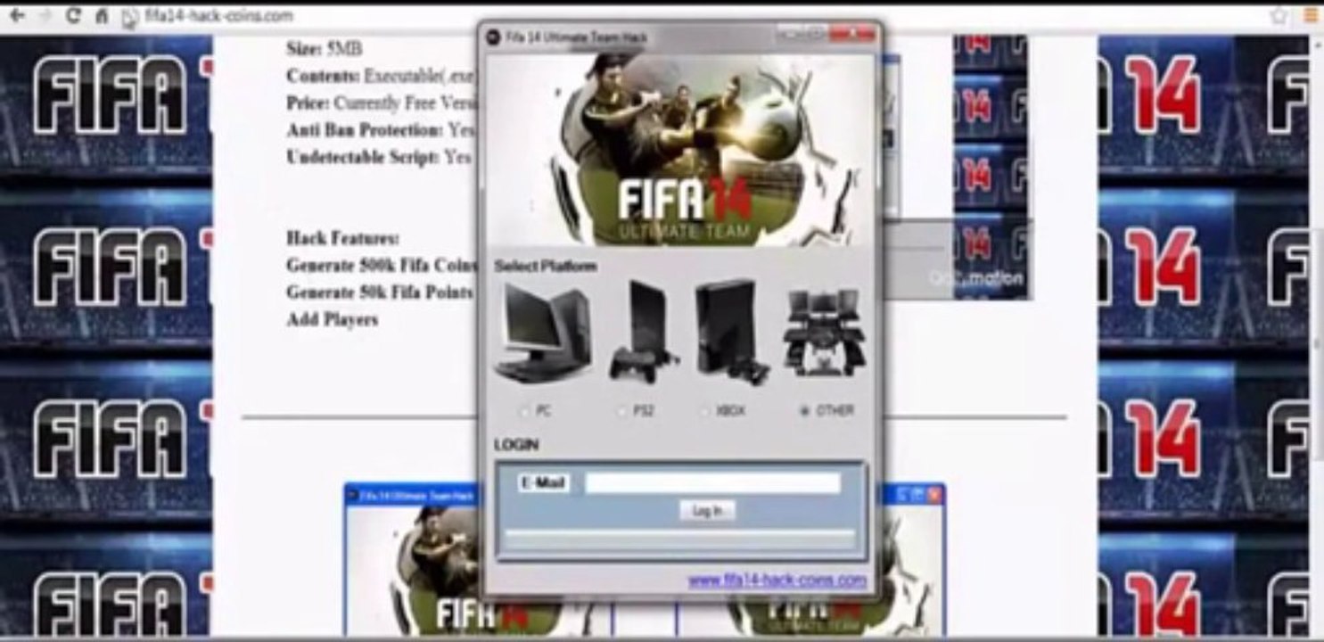 Fifa 14 Ultimate Team Hack-Generate Coins,Points
