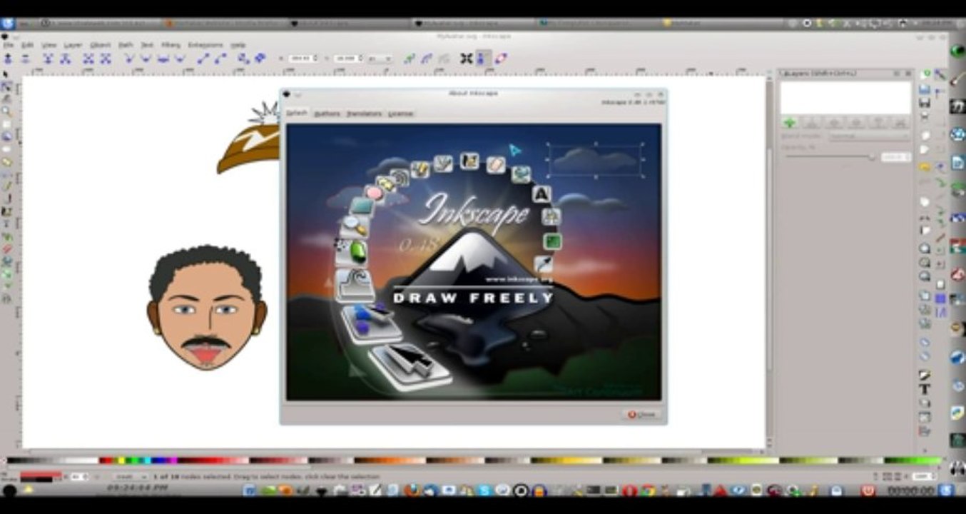 memaker   inkscape crear avatar personaje tutorial