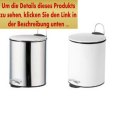 Angebote Treteimer MAURICE 5 Liter - Edelstahl - Mülleimer Bad Accessoires