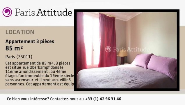 Appartement 2 Chambres à louer - Oberkampf, Paris - Ref. 8693