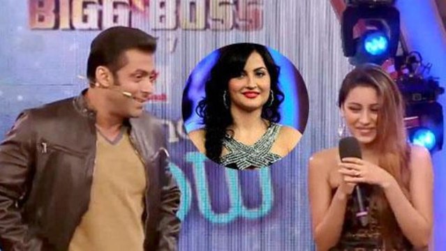 Salman Khan Blushes On Elli Avram's Name - Bigg Boss 7