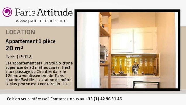 Appartement Studio à louer - Ledru-Rollin, Paris - Ref. 4724