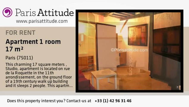Studio Apartment for rent - Bastille, Paris - Ref. 1829