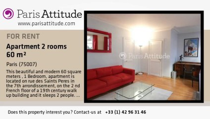 1 Bedroom Apartment for rent - St Germain, Paris - Ref. 8049