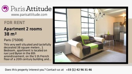 1 Bedroom Apartment for rent - Arc de Triomphe, Paris - Ref. 7572