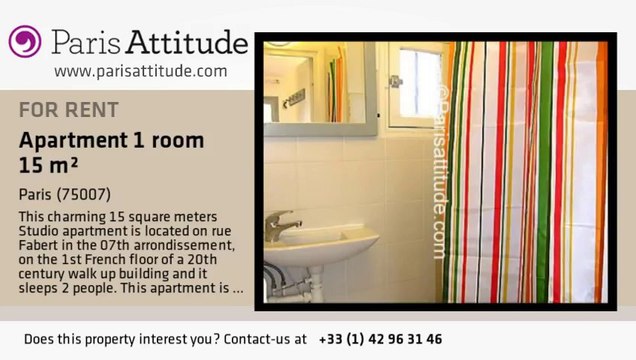 Studio Apartment for rent - Invalides, Paris - Ref. 4349