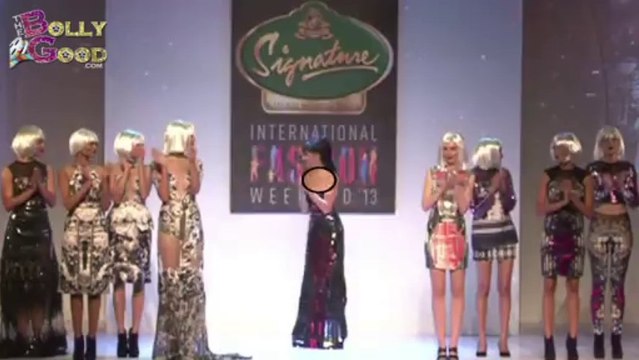 Jacqueline Fernandez Walks Ramp For Falguni & Shane At Signature International Fashion Week