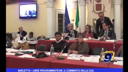 Download Video: Barletta | Linee programmatiche, il commento della CGIL