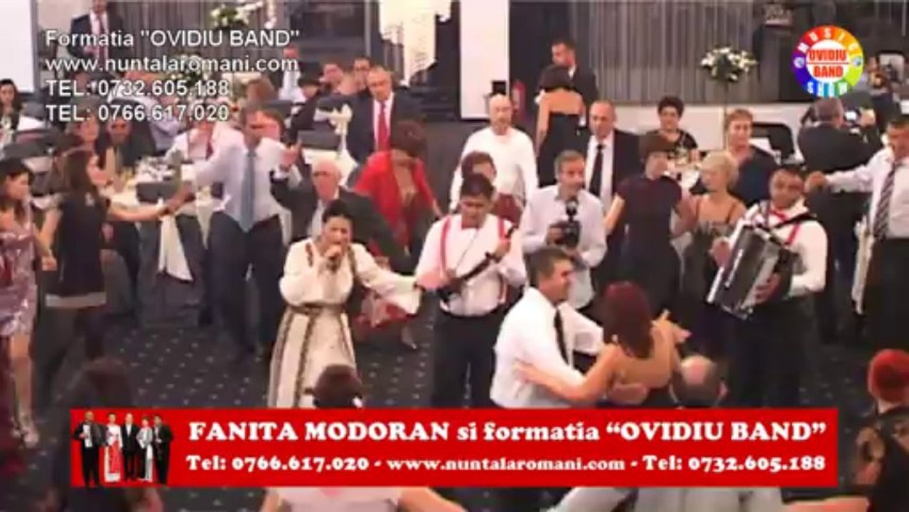 FANITA MODORAN si OVIDIU BAND-Super Formatie Nunta Muzica populara si de petrecere la nunta LIVE 2013