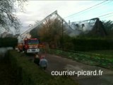 Incendie d'un pavillon à Beauvais