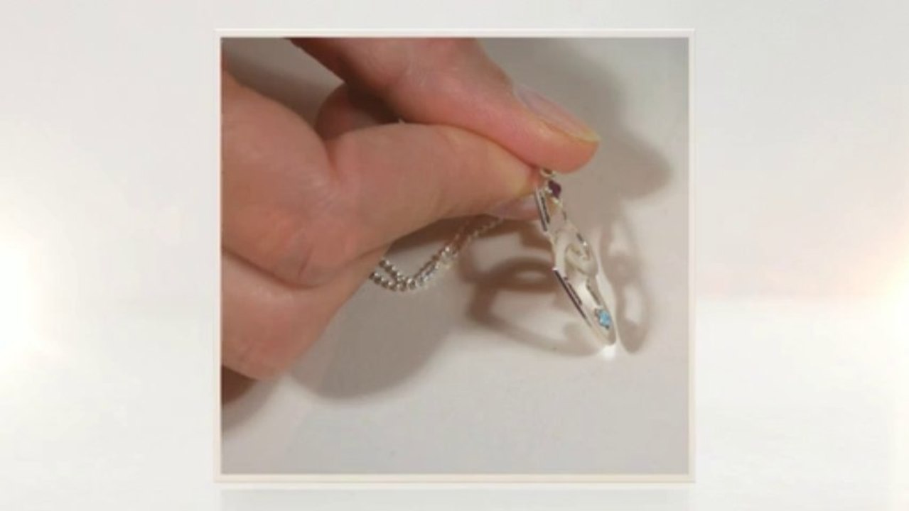 Pendentif 2 coeurs entrelacés