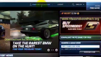 Need for Speed World Hack - Money Generator