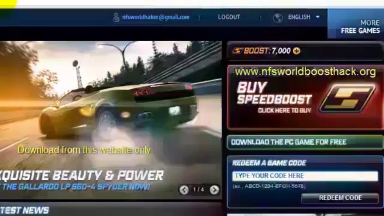 Working Need for Speed World Boost Hack 2013 NFS World Speed/boost hack 2013 Need For Speed