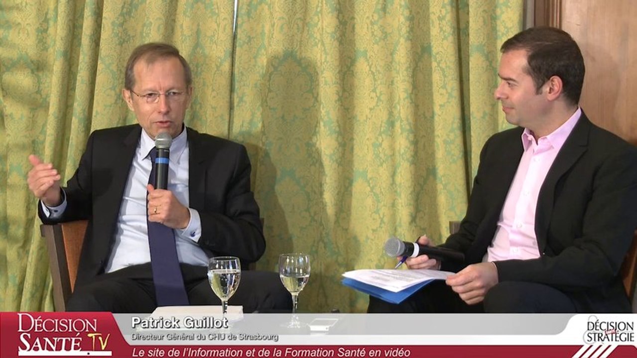 Les Editoriales Strasbourg avec Patrick Guillot, directeur général du CHU de Strasbourg