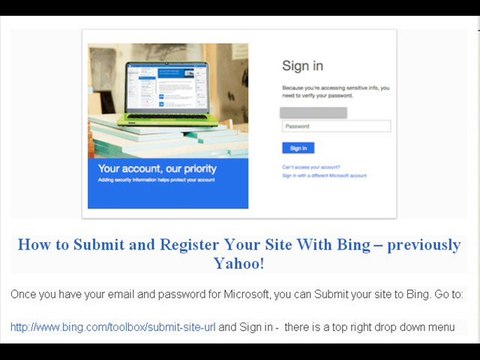 How to Submit Your Site to Yahoo & Bing For Free