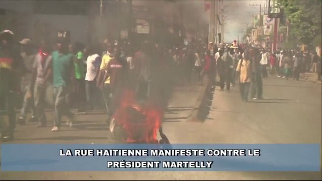 Grosse manifestation contre le président Martelly en Haïti