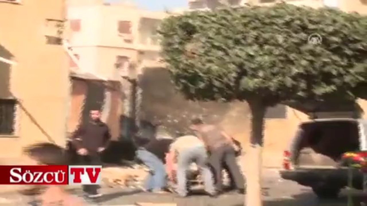 Patlama anı kaydedildi