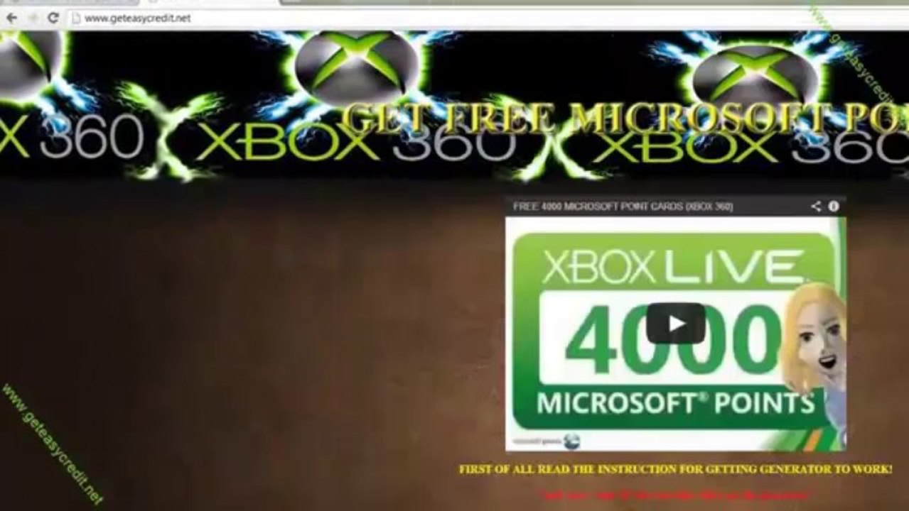 How To Get Free Microsoft Points Codes | Get Your Free Microsoft Points Code Now! [2013]