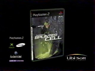 Publicité Playstation.2 Splinter Cell 2003