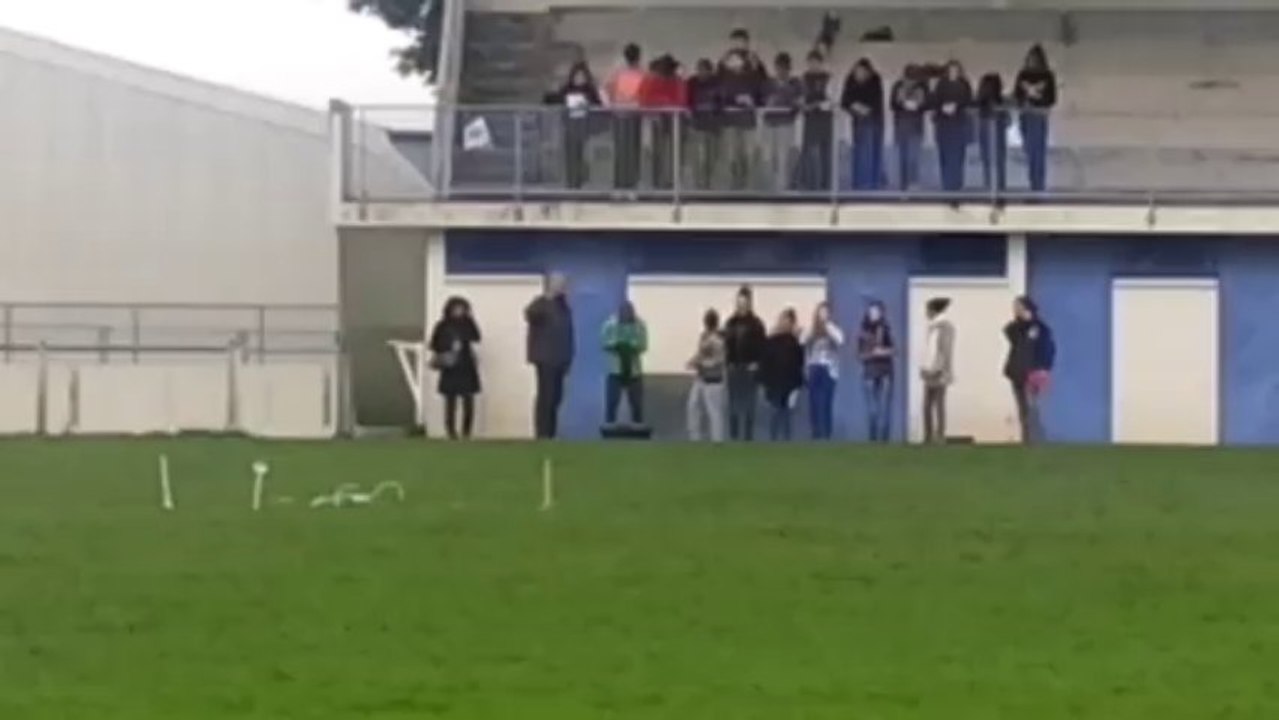 Décollage des fusées du collège Montaigne