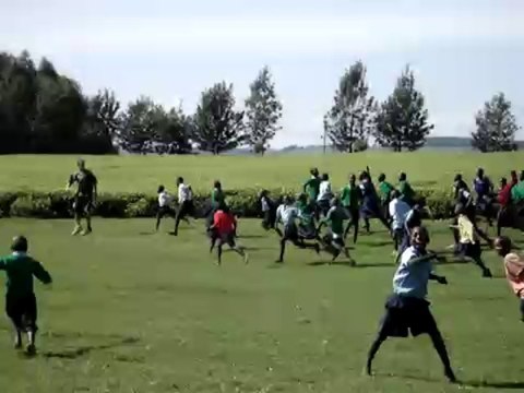 Africa - Asia Venture - AV Volunteers teaching PE