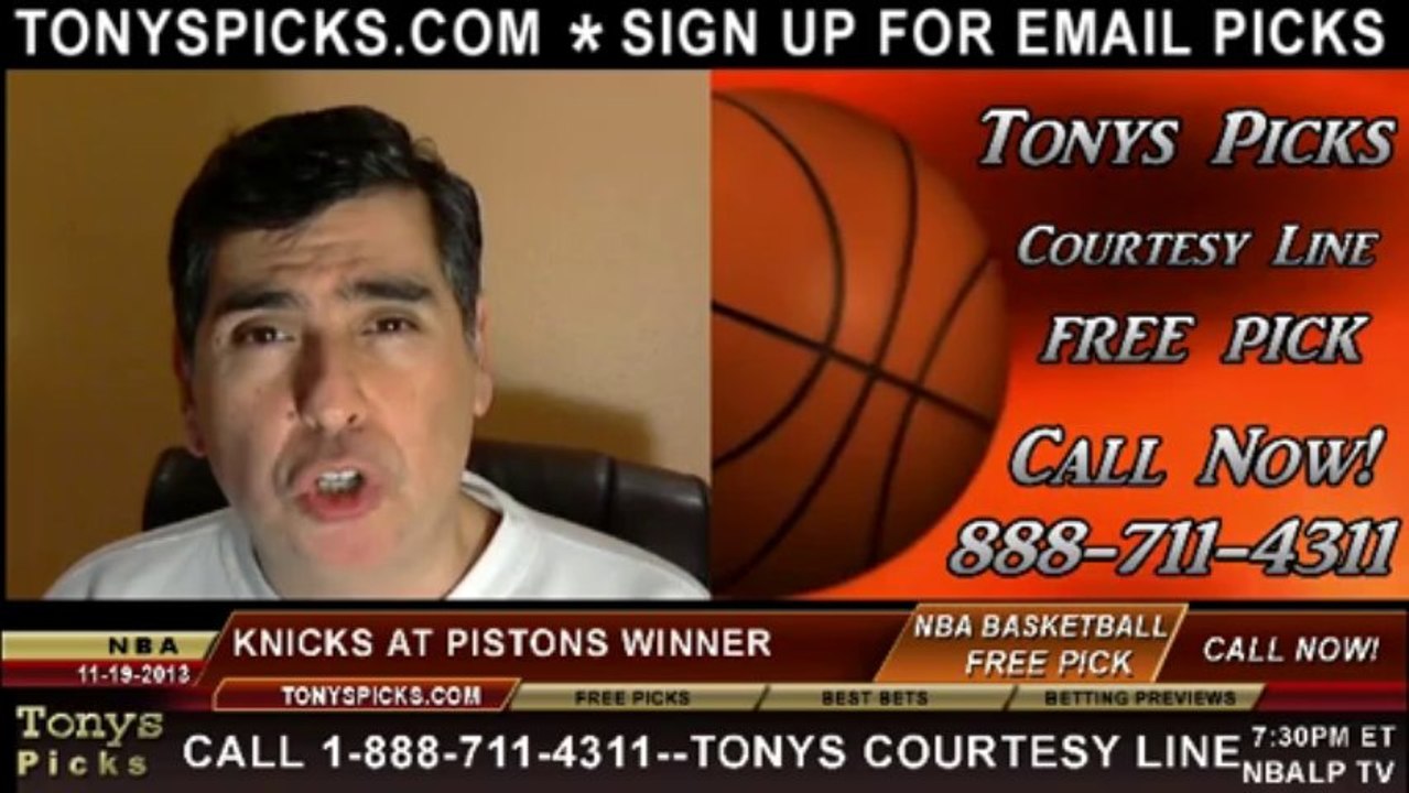 Detroit Pistons vs. New York Knicks Pick Prediction NBA Pro Basketball Odds