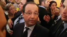 Foot : Hollande encourage l'équipe de France avant le match décisif contre l'Ukraine