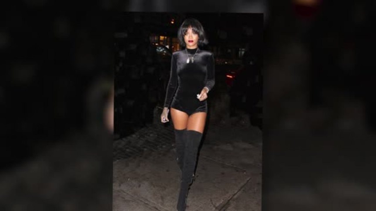 Rihanna trug einen Overall wie Catwoman