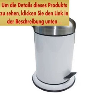 Angebote Avanti- JUMP Schwarz - 3L Kosmetik- Treteimer Abfalleimer Edelstahl glänzend