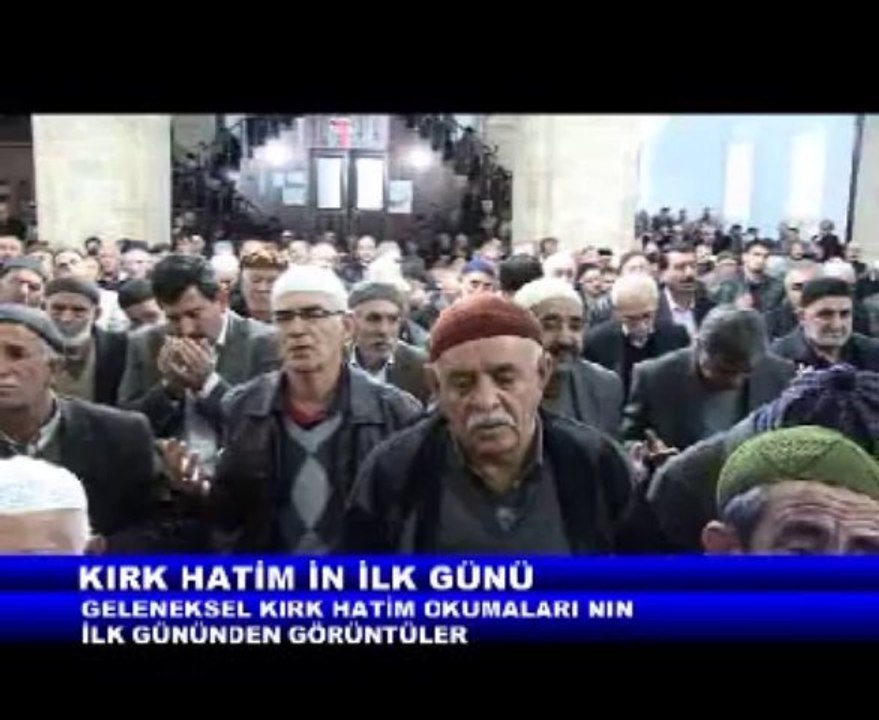 ZİLE DE KIRK HATİM OKUMALARININ İLK GÜNÜ