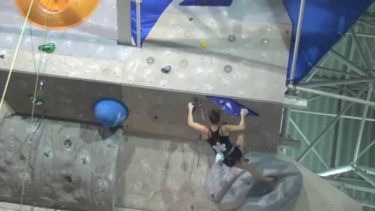 2013 Mathilde Brumage Qualification Coupe du monde d'escalade à Kranj