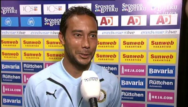 27-09-09 Denny Landzaat na NAC Breda - Feyenoord