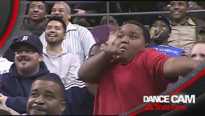 Impromptu Dance Off Between Boy And Stadium Usher During Detroit Pistons Game