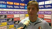 03-10-09 Jon Dahl Tomasson na Feyenoord - RKC Waalwijk