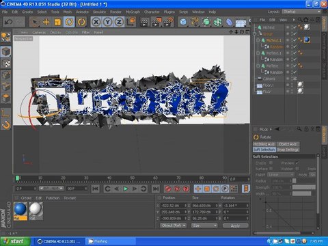Cinema 4D Text Effect By SecoNN