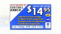 (949) 229-3720 Auto Filter Change Foothill Ranch