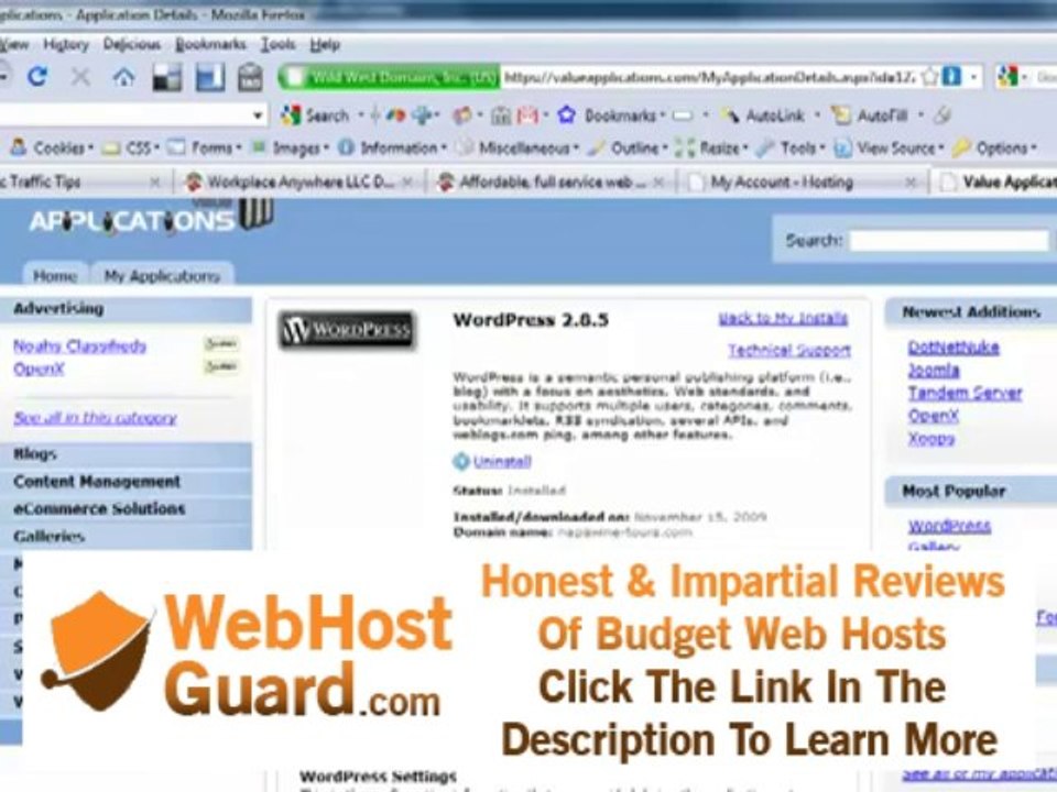 How To Install WordPress Blog and Wordpress Hosting