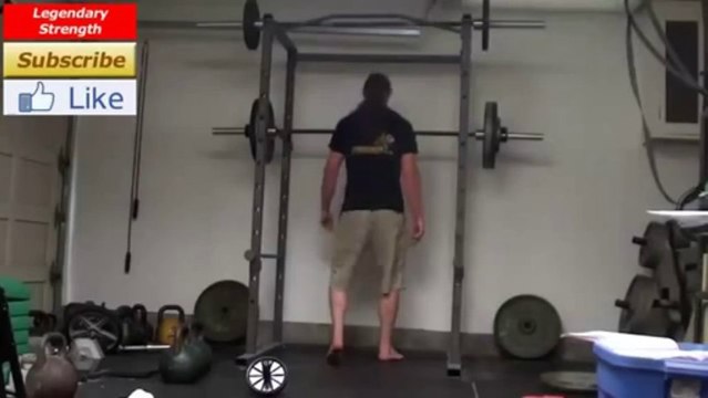 185x10 Front Squats, 245x1 Front Squat, 455x5 Half Squats