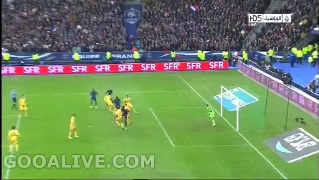 Sakho Amazing Goal France Vs Ukraine 1-0 Gooalive.com ~ 19/11/2013