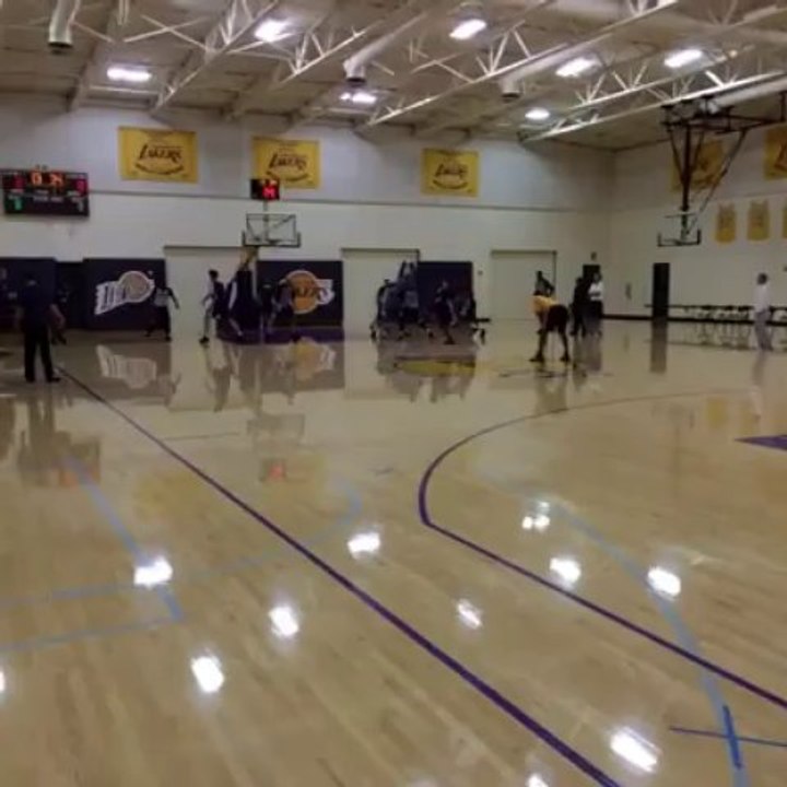 Kobe Bryant entraînement