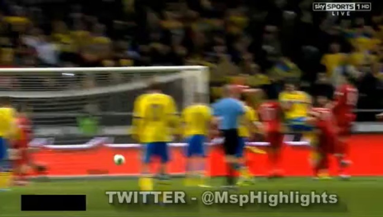 Sweden vs Portugal 2:1 Ibrahimovic